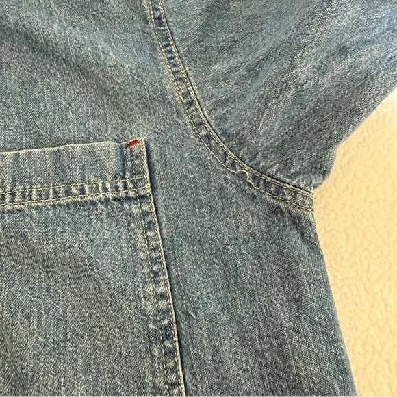 Vintage Levi's Denim Casual Button Down Shirt Men Size Small - Picture 12 of 12